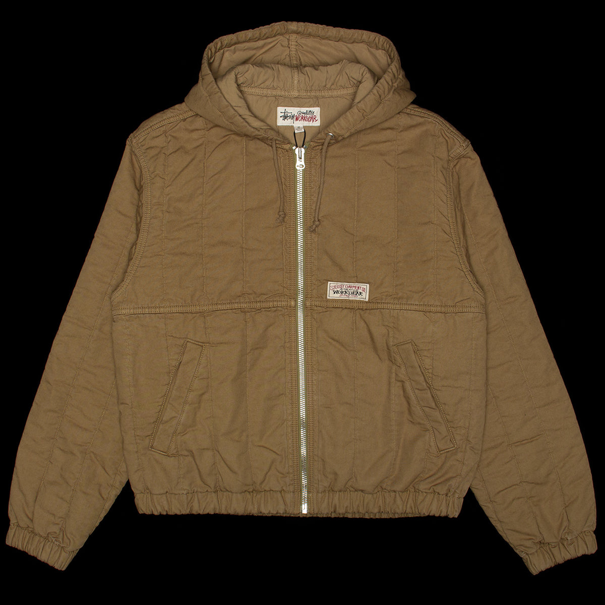 Stussy - Quilted Canvas Work Jacket
Style # 115896
Color : Olive