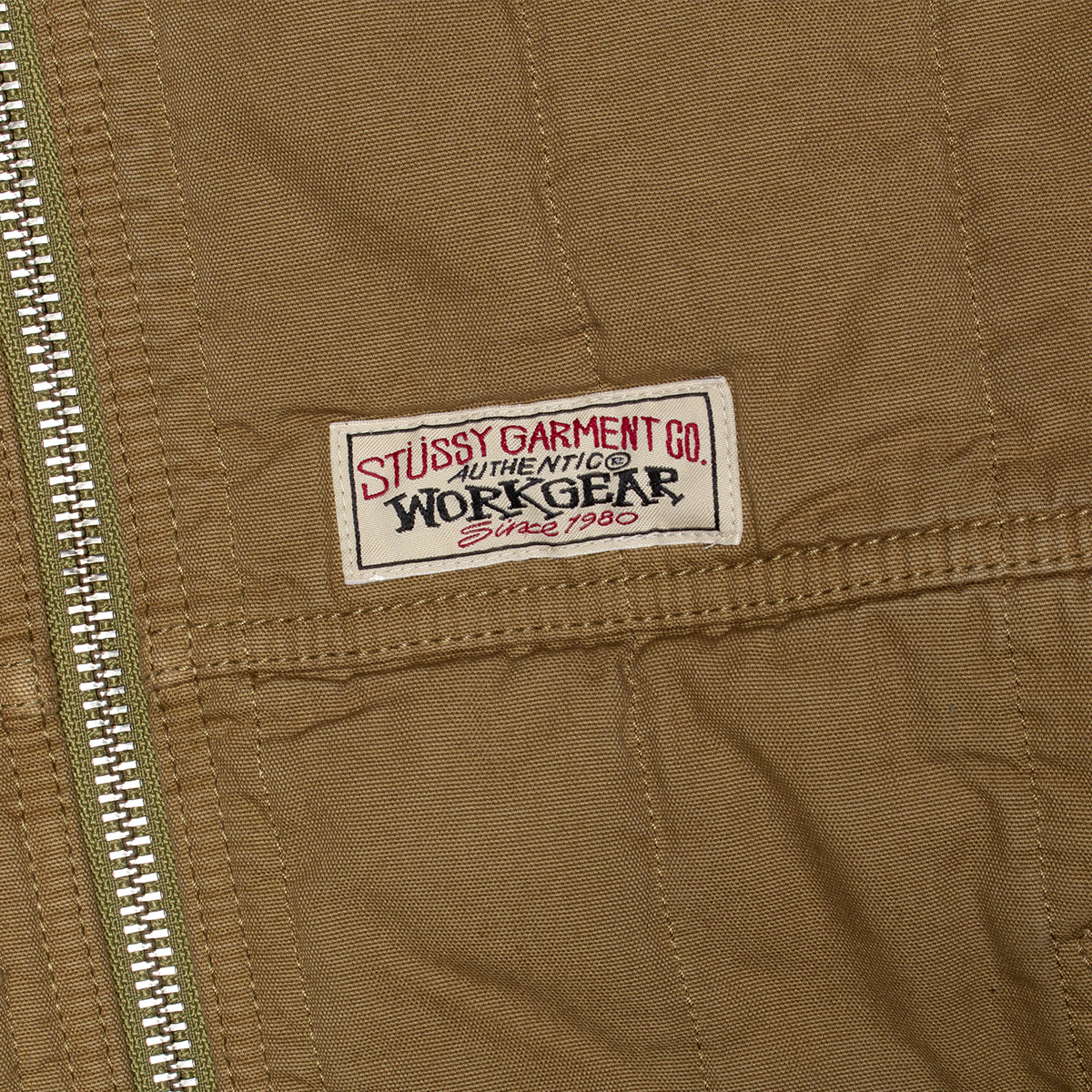 Stussy - Quilted Canvas Work Jacket
Style # 115896
Color : Olive
