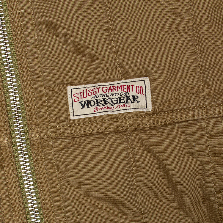 Stussy - Quilted Canvas Work Jacket
Style # 115896
Color : Olive