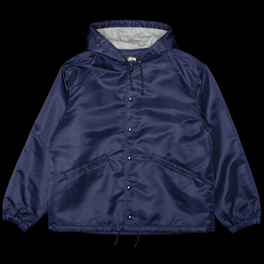 Stussy - Hooded Coaches Jacket
Style # 115909
Color : Navy