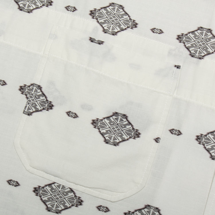 Engineered Garments - Camp Shirt
Style # 26S1A004
Color : White / Black