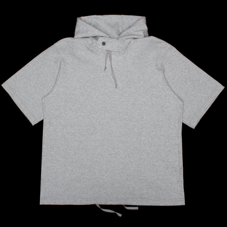 Engineered Garments - Short Sleeve Hoodie
Style # 26S1B007
Color : Heather Grey
