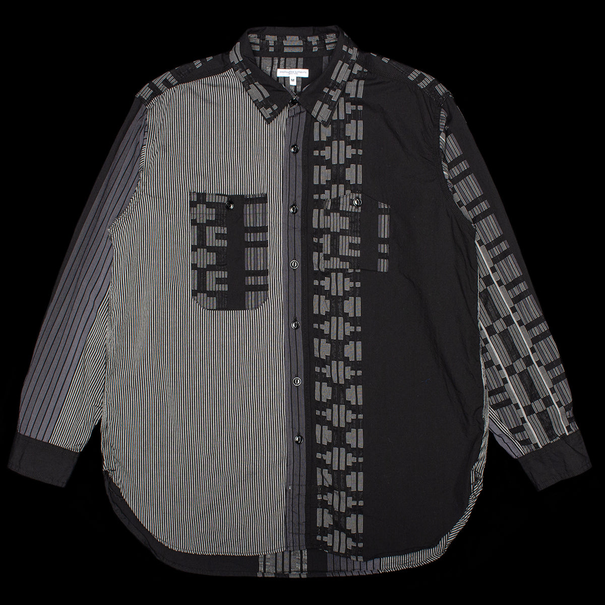 Engineered Garments - Work Shirt
Style # 26S1A007
Color : Black / Grey