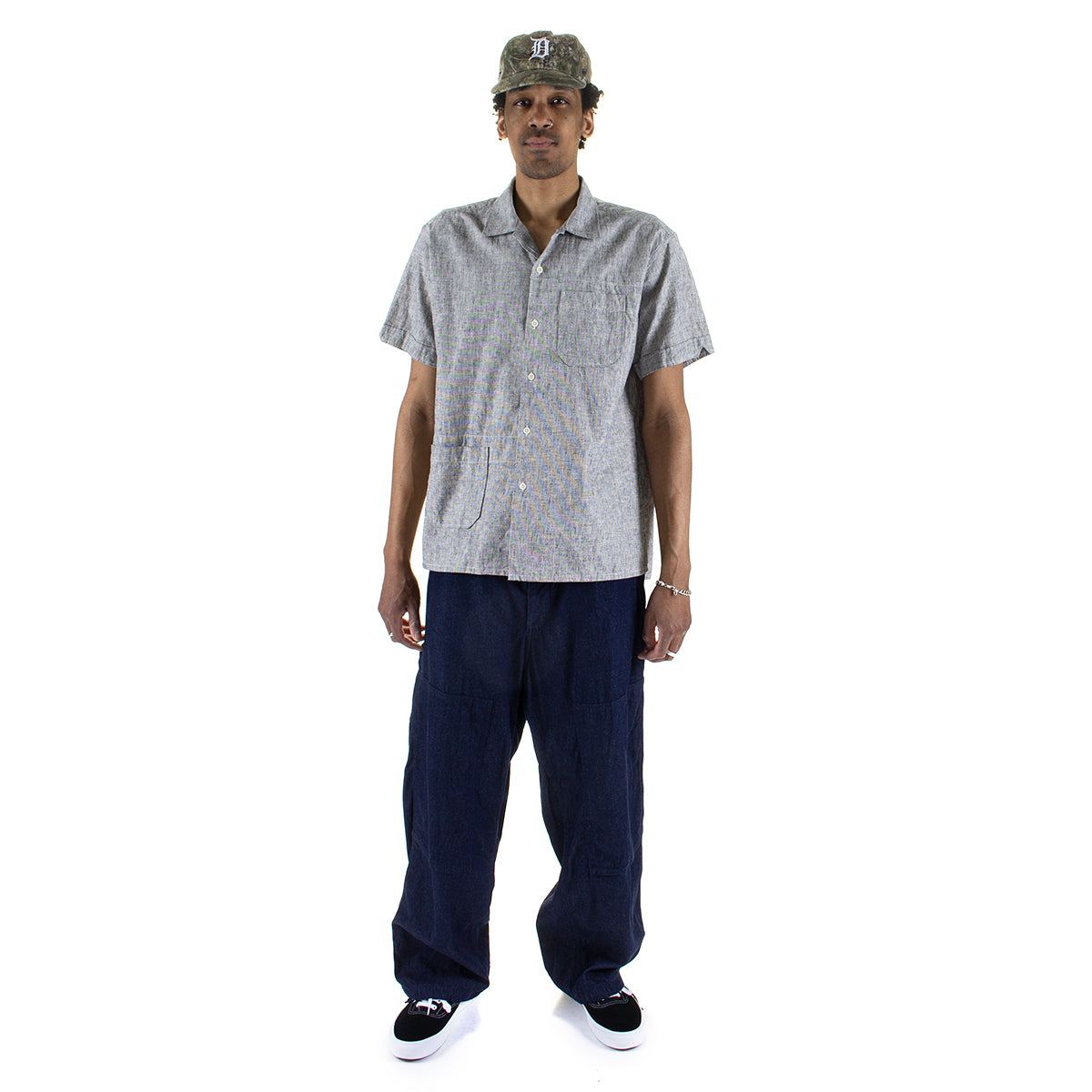 Engineered Garments - Camp Shirt
Style # 26S1A004
Color : Heather Grey