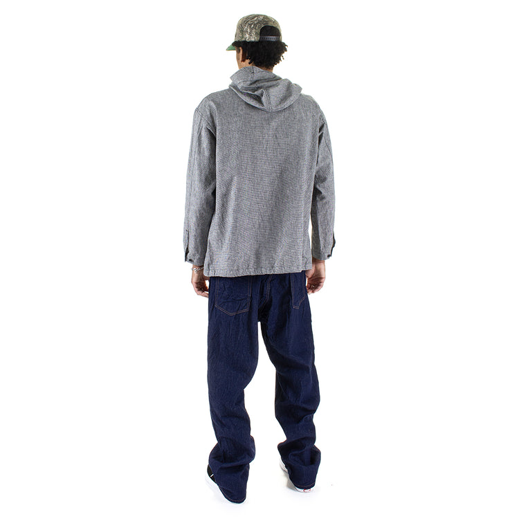 Engineered Garments - Cagoule Shirt
Style # 26S1A010
Color : Black / Grey