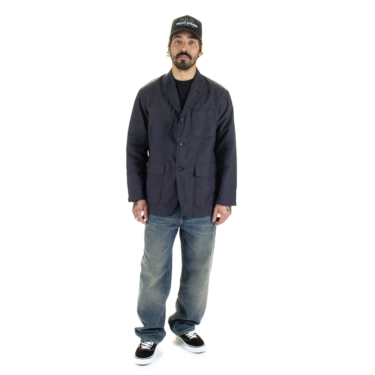 Engineered Garments - Loiter Jacket
Style # 26S1D001
Color : Dark Navy