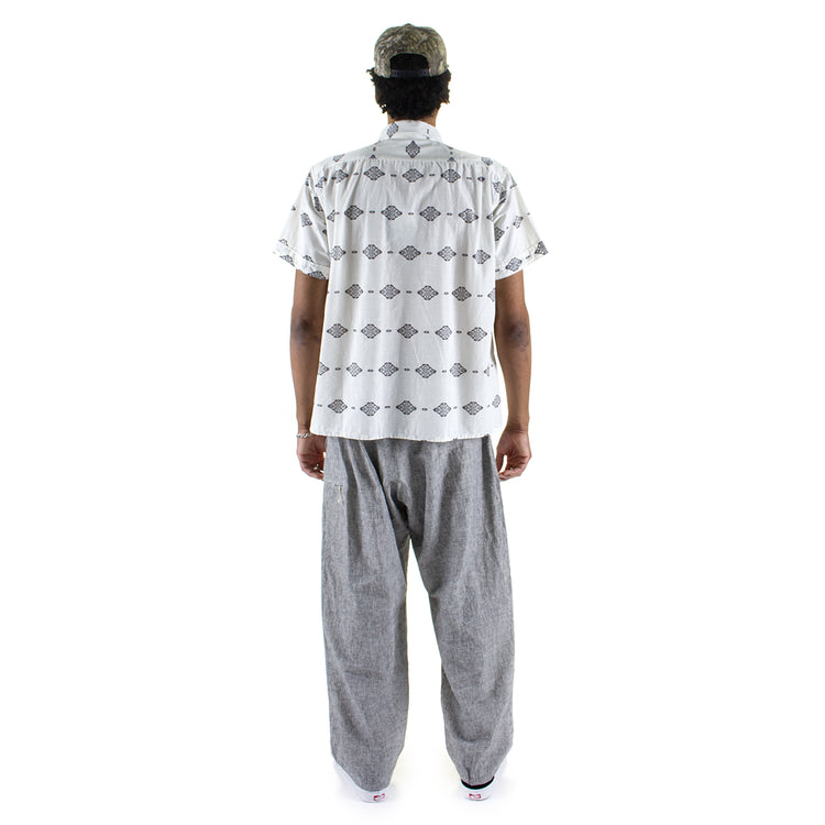 Engineered Garments - Camp Shirt
Style # 26S1A004
Color : White / Black