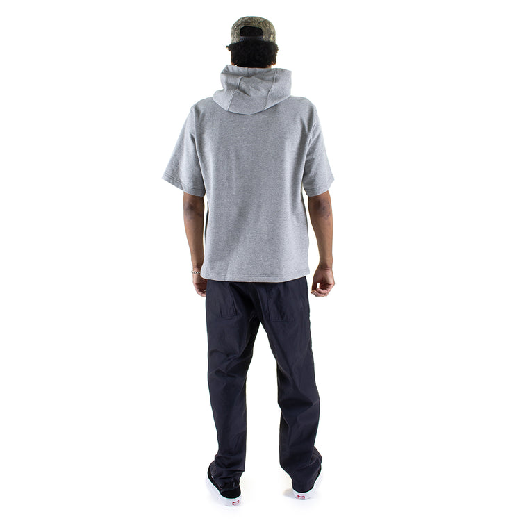 Engineered Garments - Short Sleeve Hoodie
Style # 26S1B007
Color : Heather Grey