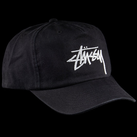 Stussy -&nbsp;Big Stock Mid Depth Hat
Style # 1311145
Color : Shadow Black