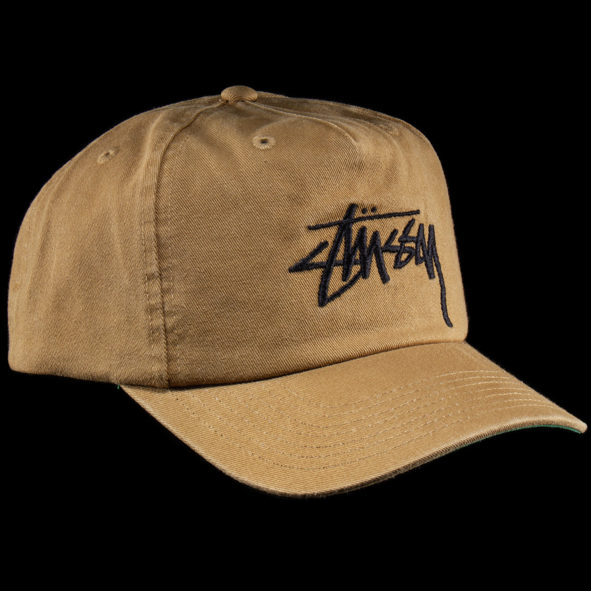 Stussy -&nbsp;Big Stock Mid Depth Hat
Style # 1311145
Color : Tobacco