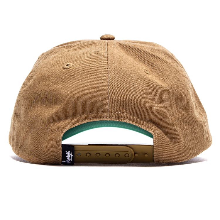 Stussy -&nbsp;Big Stock Mid Depth Hat
Style # 1311145
Color : Tobacco