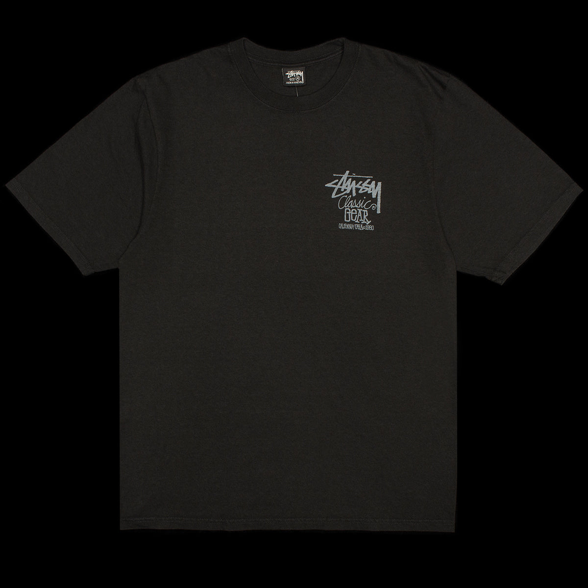 Stussy - Classic Gear Pigment Dyed T-Shirt
Style # 1905084
Color : Black