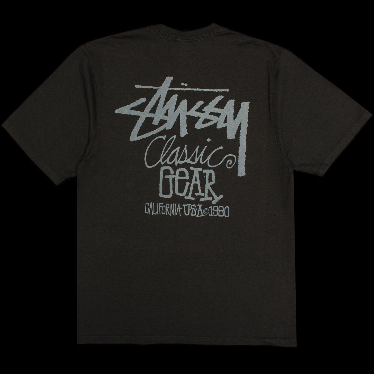 Stussy - Classic Gear Pigment Dyed T-Shirt
Style # 1905084
Color : Black