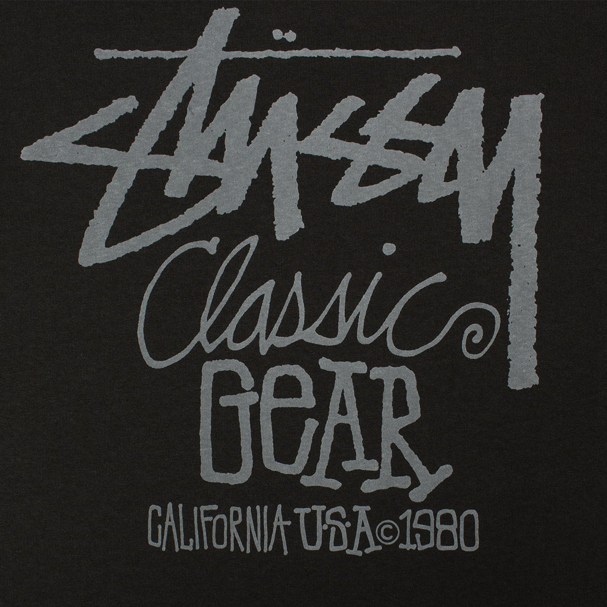 Stussy - Classic Gear Pigment Dyed T-Shirt
Style # 1905084
Color : Black