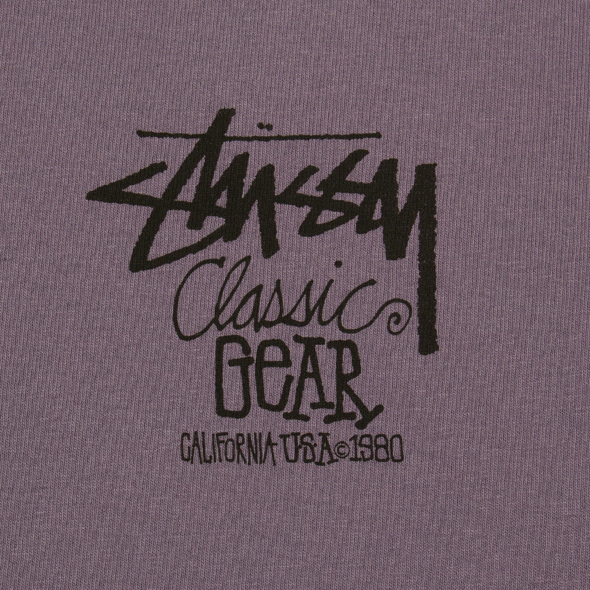 Stussy - Classic Gear Pigment Dyed T-Shirt
Style # 1905084
Color : Grape
