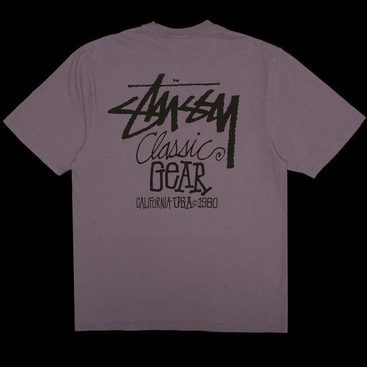 Stussy - Classic Gear Pigment Dyed T-Shirt
Style # 1905084
Color : Grape