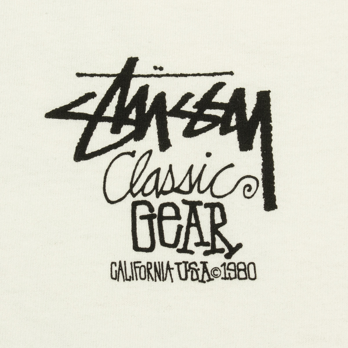 Stussy - Classic Gear Pigment Dyed T-Shirt
Style # 1905084
Color : Natural