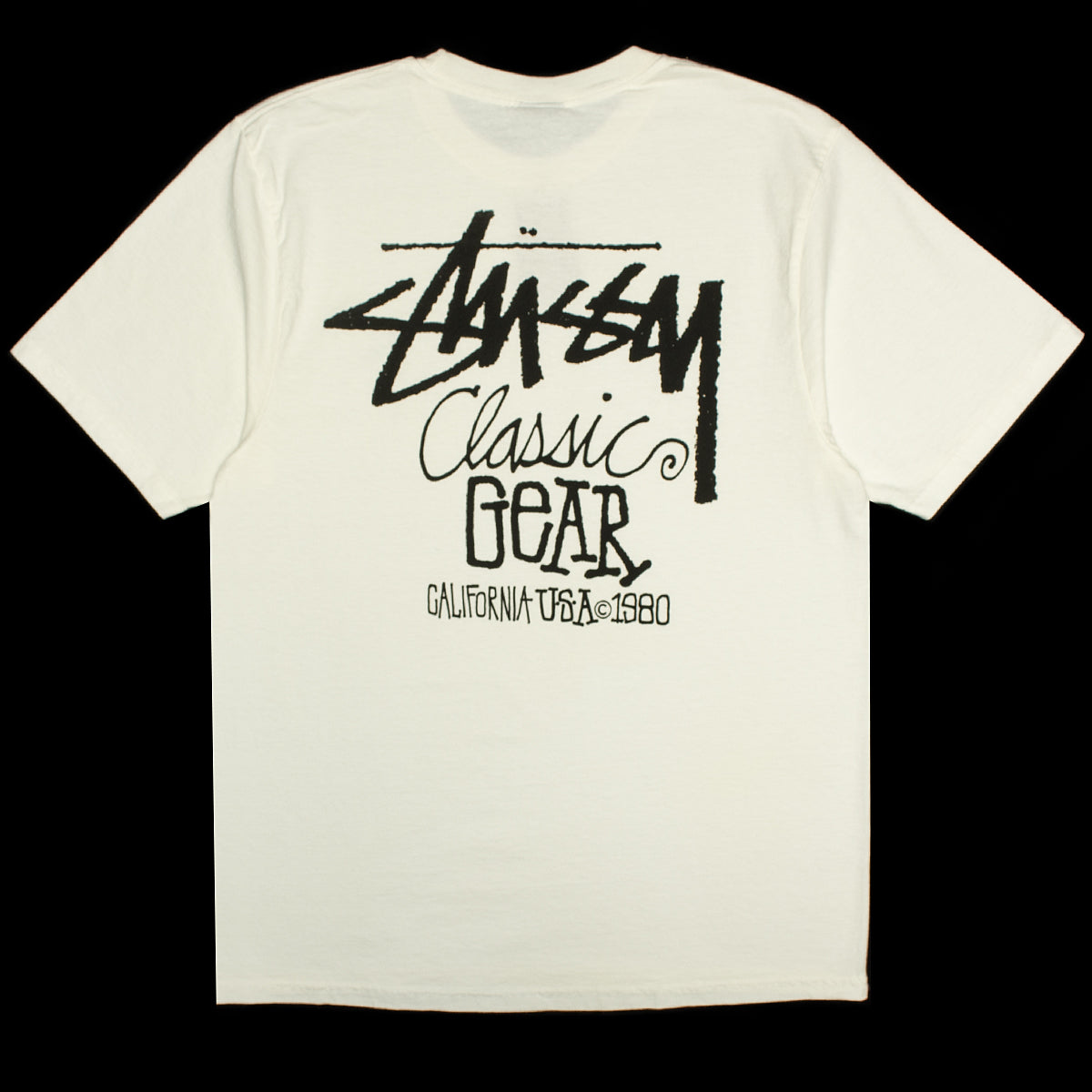 Stussy - Classic Gear Pigment Dyed T-Shirt
Style # 1905084
Color : Natural