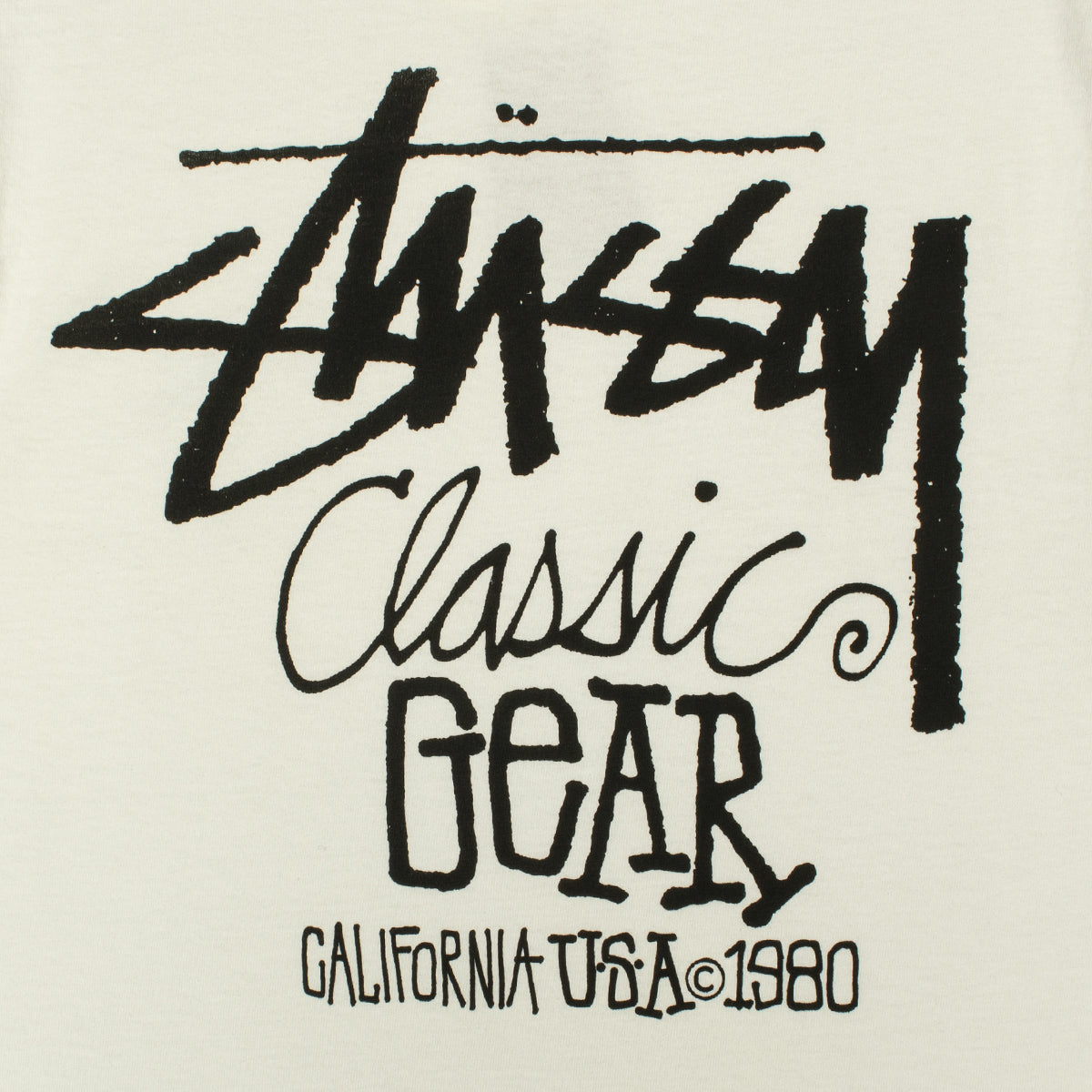 Stussy - Classic Gear Pigment Dyed T-Shirt
Style # 1905084
Color : Natural