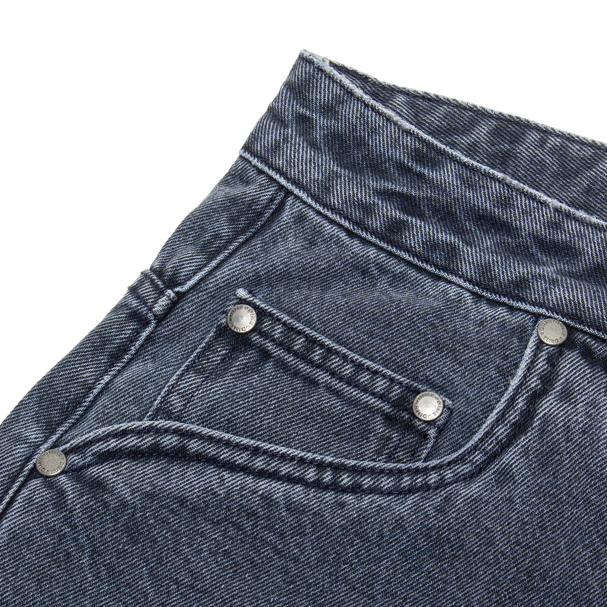 Dime - Classic Denim Shorts
Color : Overdyed Blue