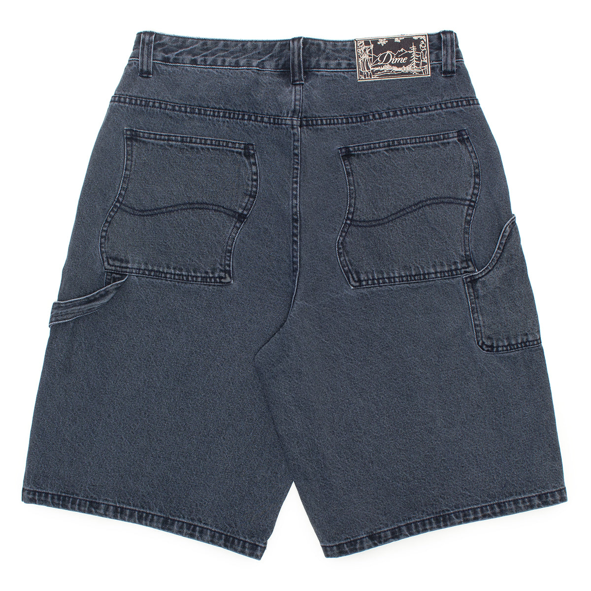 Dime - Classic Denim Shorts
Color : Overdyed Blue