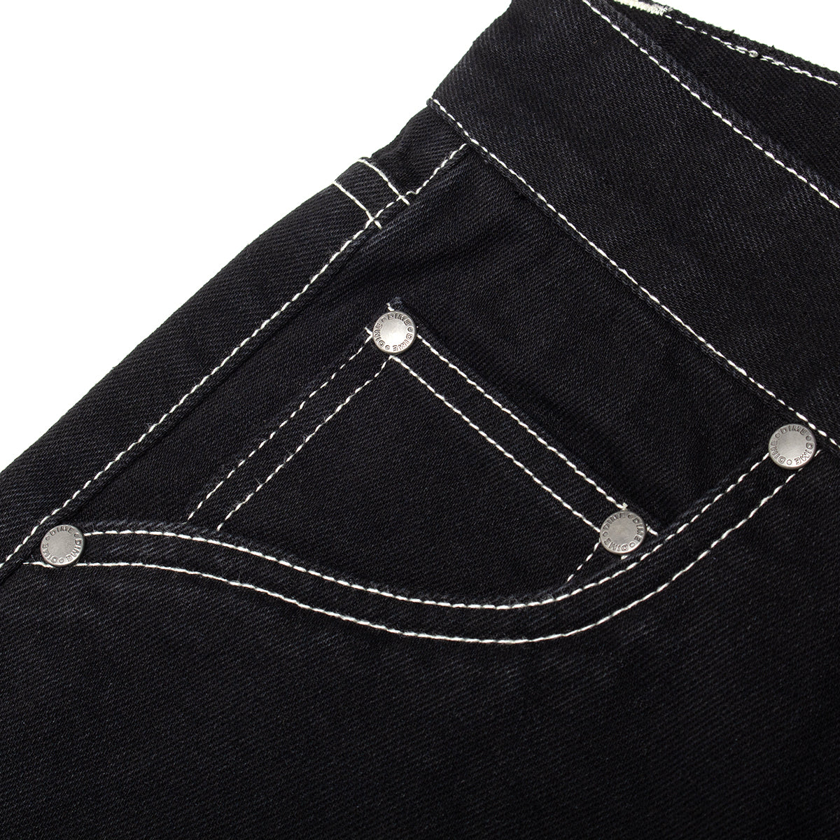 Dime - Straight Denim Pants
Color : Black