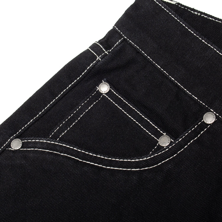 Dime - Straight Denim Pants
Color : Black