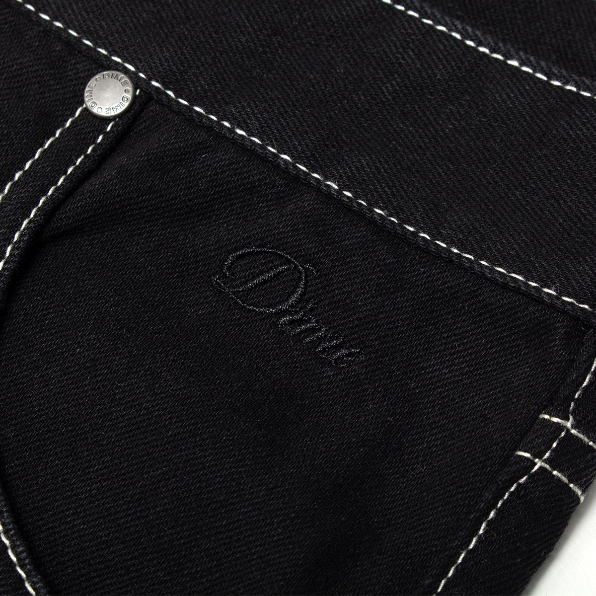 Dime - Straight Denim Pants
Color : Black