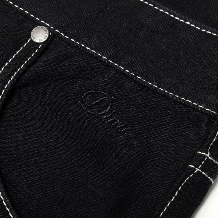 Dime - Straight Denim Pants
Color : Black