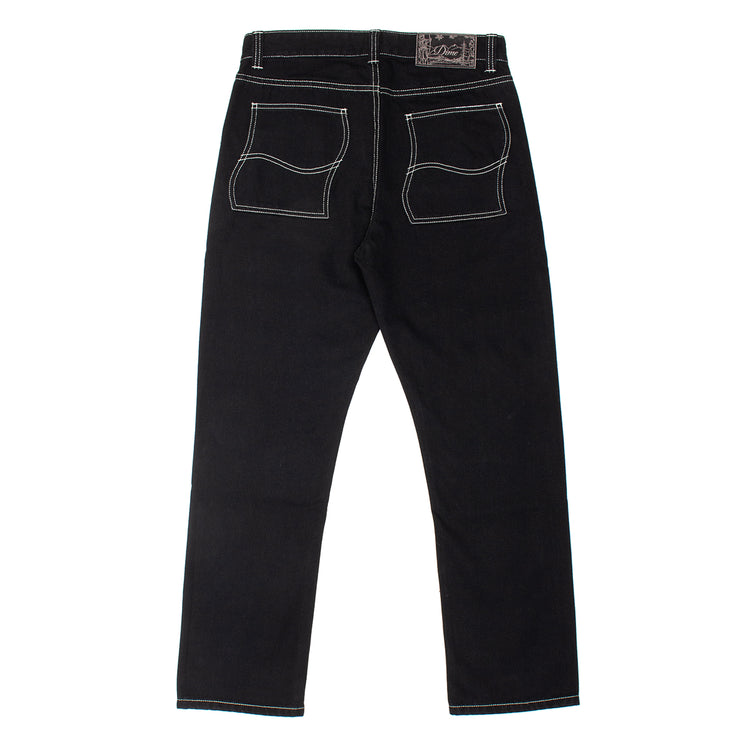 Dime - Straight Denim Pants
Color : Black