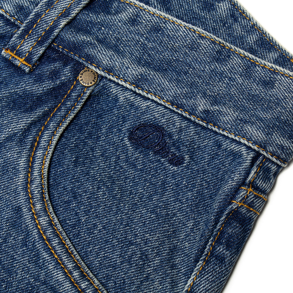 Dime - Straight Denim Pants
Color : Stone Washed