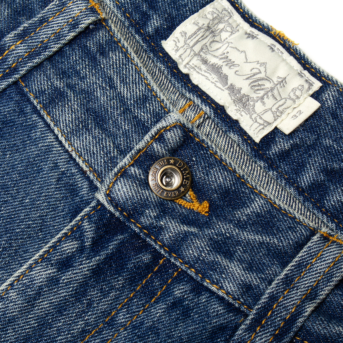 Dime - Straight Denim Pants
Color : Stone Washed