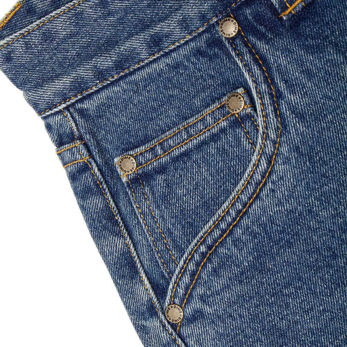 Dime - Straight Denim Pants
Color : Stone Washed