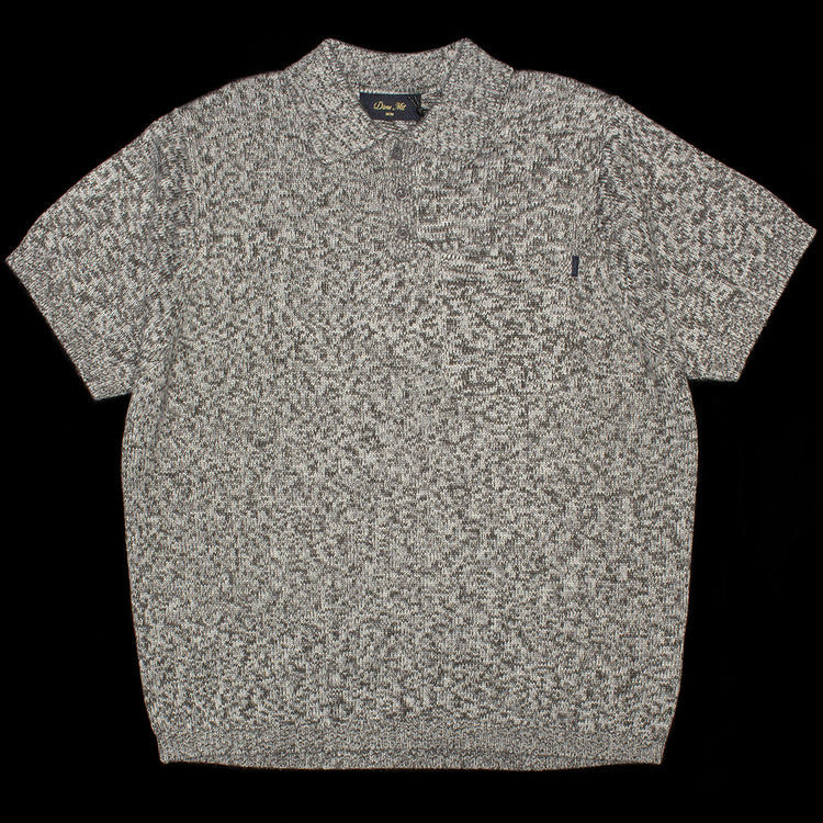 Dime - Knitted Polo
Color : Static Grey