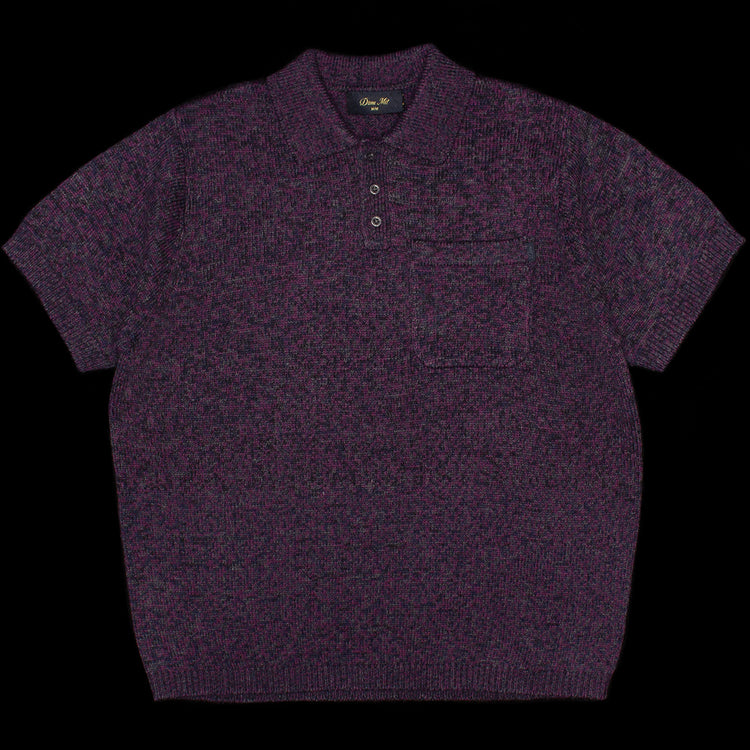 Dime - Knitted Polo
Color : Static Purple