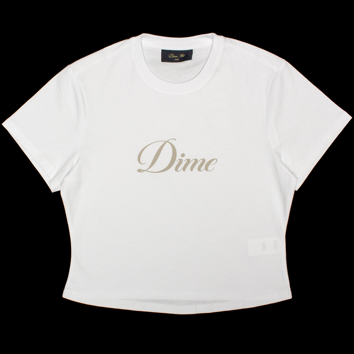 Dime - Women's Cursive T-Shirt
Color : White