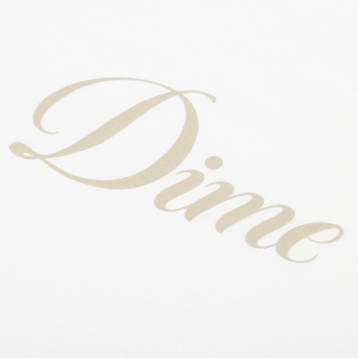 Dime - Women's Cursive T-Shirt
Color : White