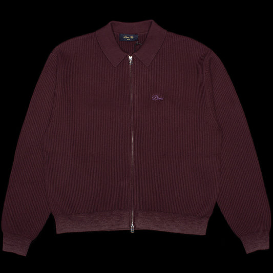 Dime - Double Zip Knit
Color : Wine