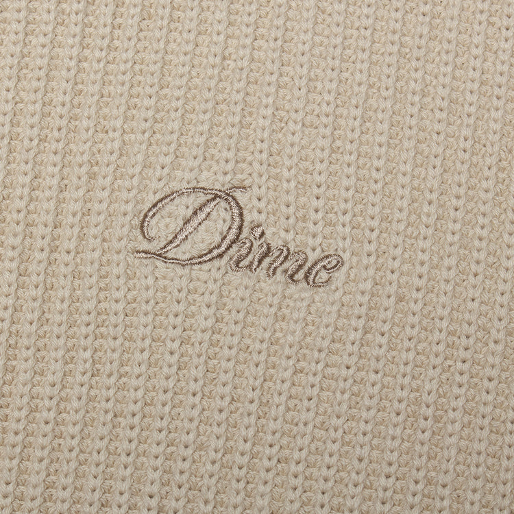 Dime - Double Zip Knit
Color : Tan