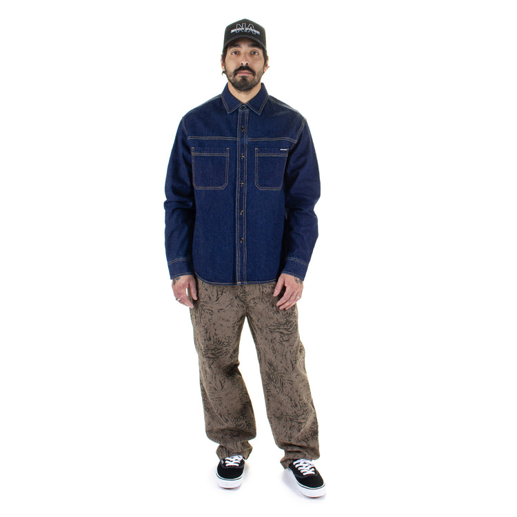 Stussy - Work Denim Shirt
Style # 1110376
Color : Dark Denim