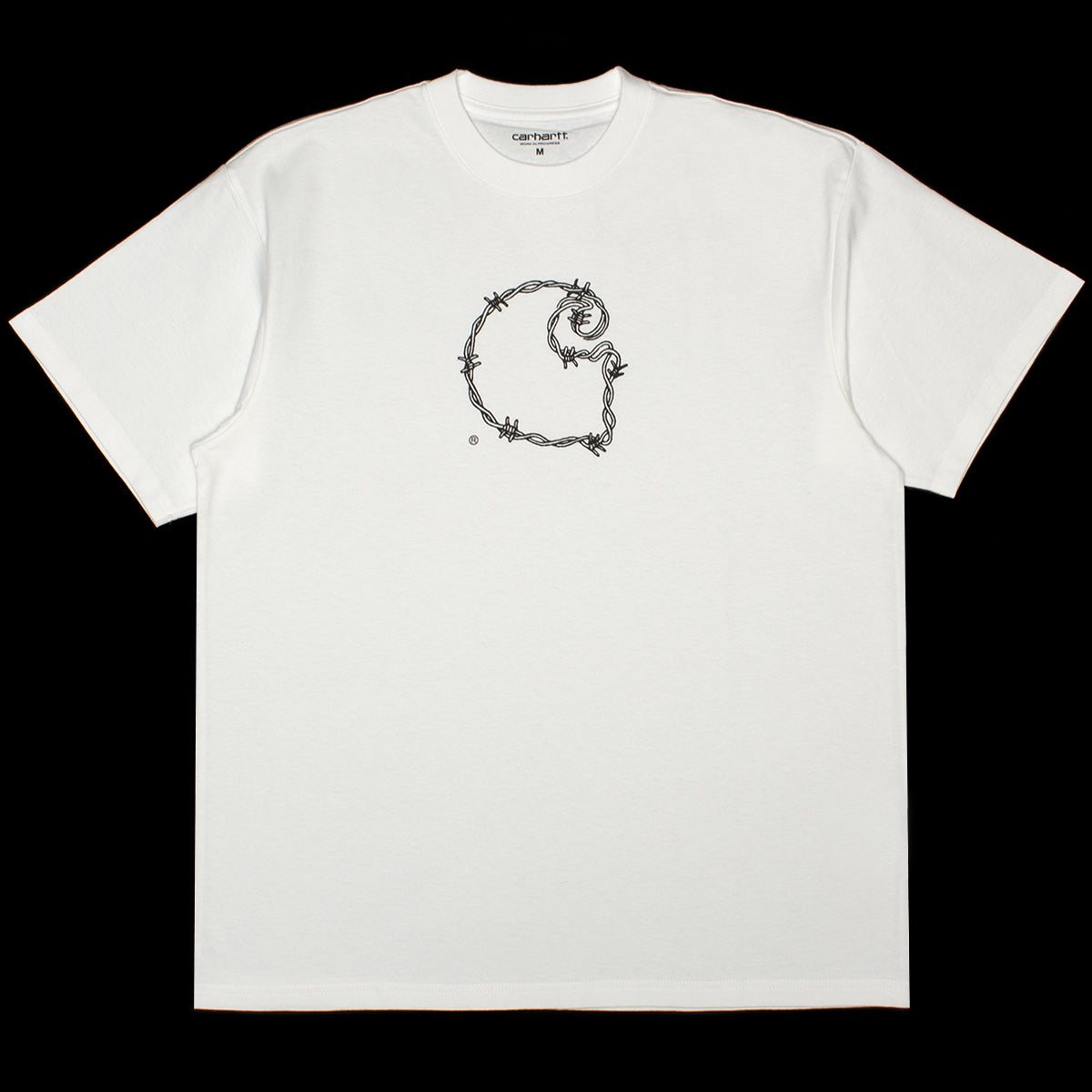 Carhartt WIP - Barbwire C T-Shirt
Style # I036237-02
Color : White