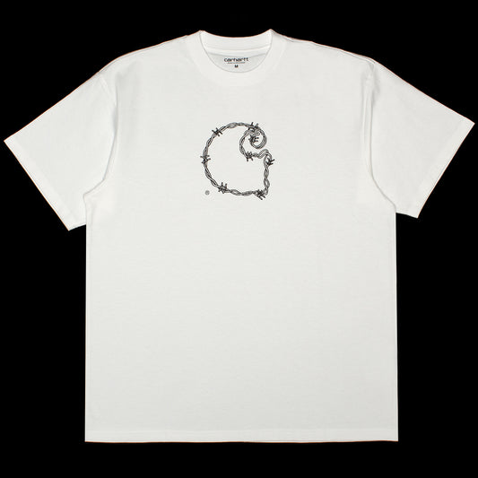 Carhartt WIP - Barbwire C T-Shirt
Style # I036237-02
Color : White
