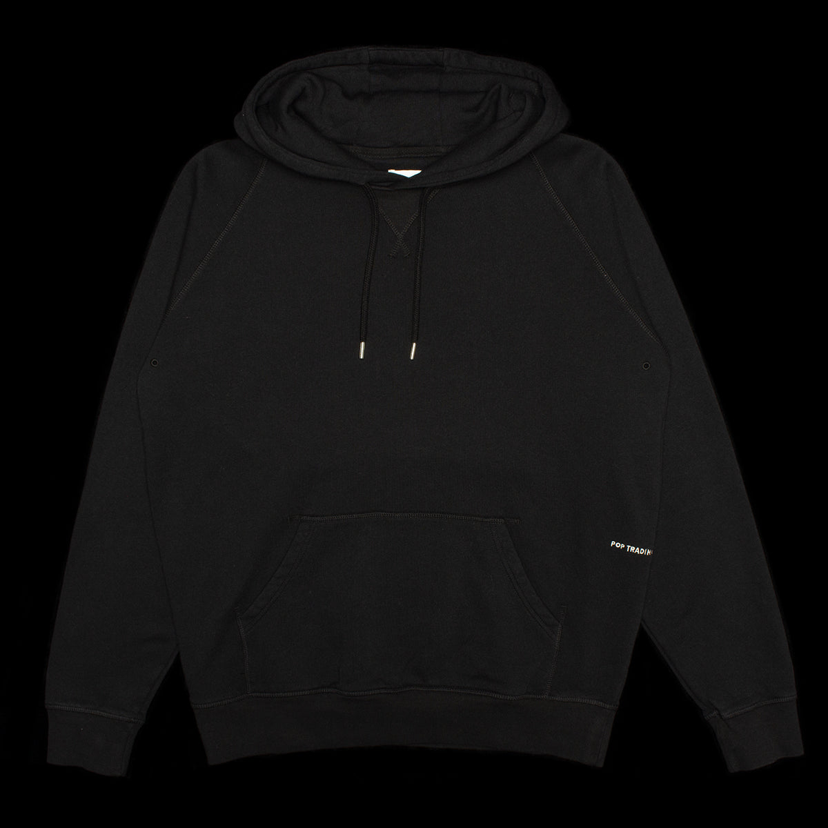 Pop Trading Company | Logo Hooded Sweatshirt black
