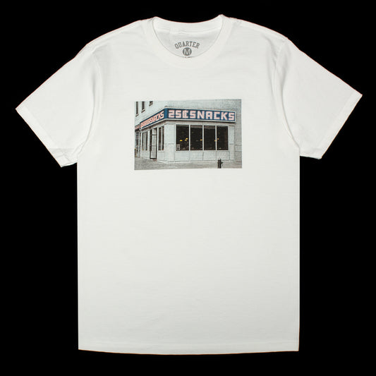 Quartersnacks - Diner T-Shirt
Color : White