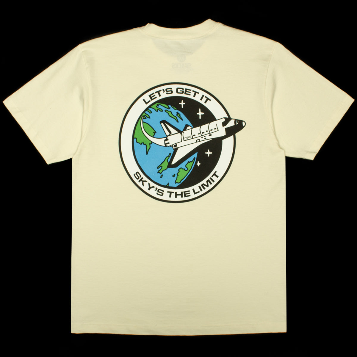 Quartersnacks - Let's Get It T-Shirt
Color : Cream