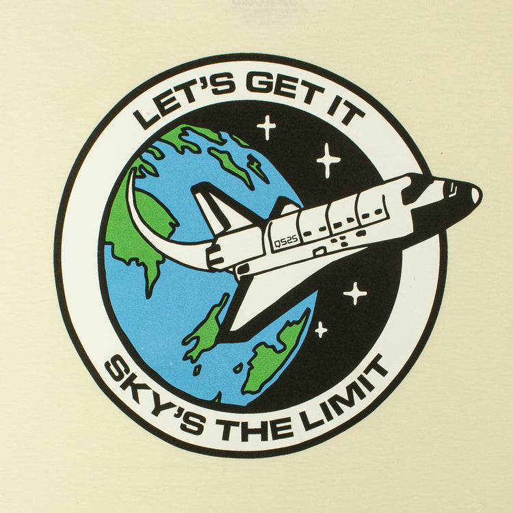 Quartersnacks - Let's Get It T-Shirt
Color : Cream