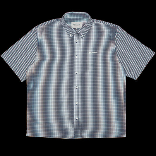 Carhartt WIP - Groff Shirt
Style # I036191-3Q4
Color : Groff Check / Blue River