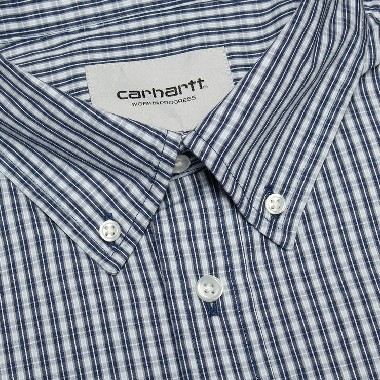 Carhartt WIP - Groff Shirt
Style # I036191-3Q4
Color : Groff Check / Blue River