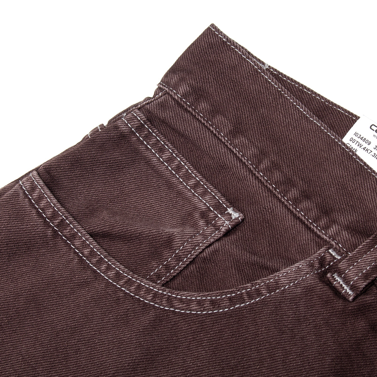 Carhartt WIP - Brandon Pant
Style # I034809-3IS
Color : Shale (Stone Dyed)