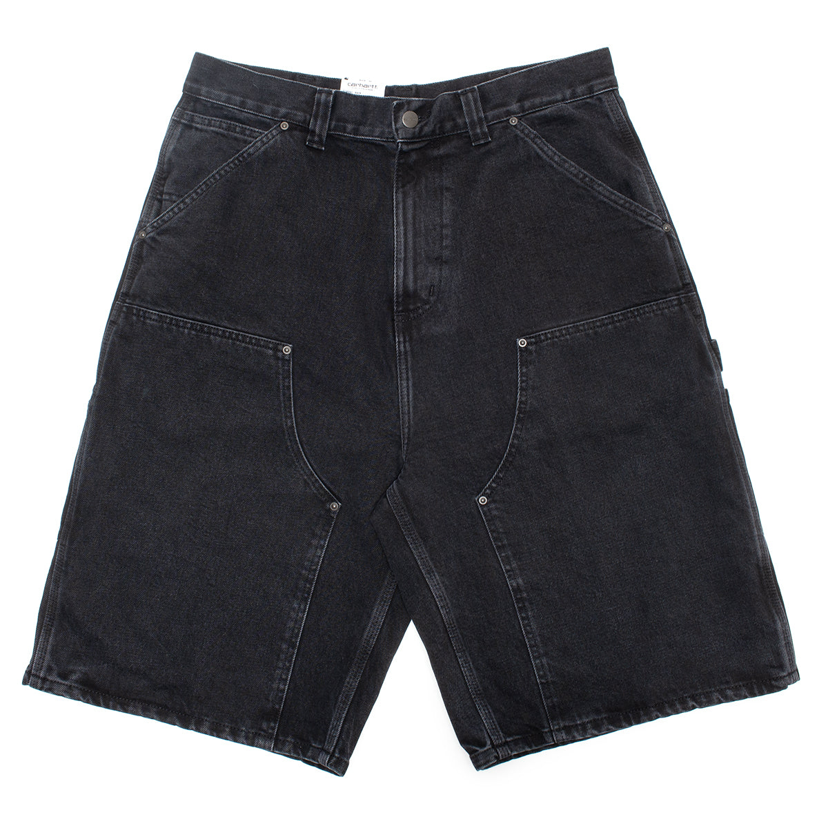 Carhartt WIP - OG Aden Double Knee Short
Style # I036590_89_06
Color : Black (Stone Washed)